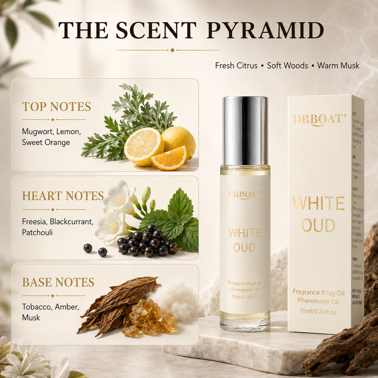 Parfum en roll-on pour hommes, - Perfume Fragrance Oil avis et prix
